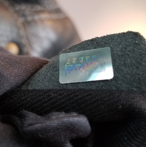 CHLOE Beautiful  Black heavy Leather purse - Picture 13 of 16